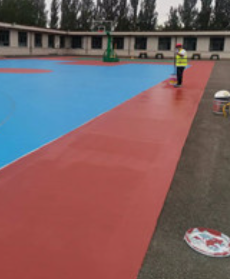 锡林浩特旧篮球场地面改造翻新整改   